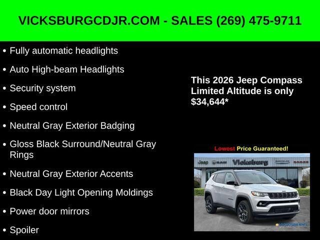 2026 Jeep Compass COMPASS LIMITED ALTITUDE 4X4