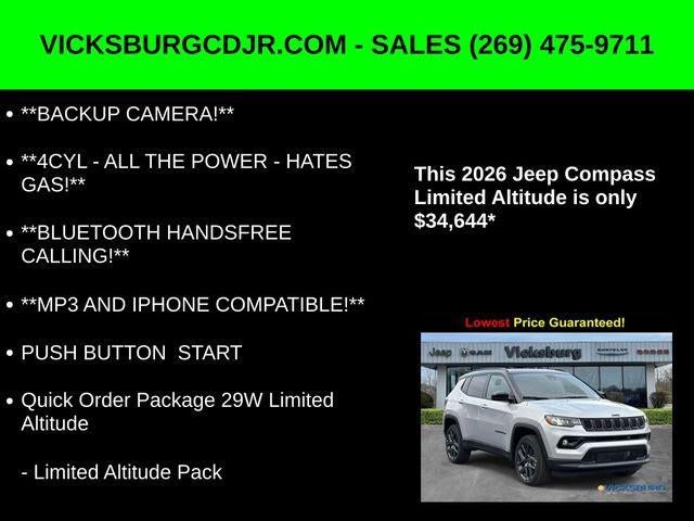 2026 Jeep Compass COMPASS LIMITED ALTITUDE 4X4