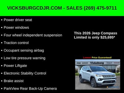 2026 Jeep Compass COMPASS LIMITED 4X4