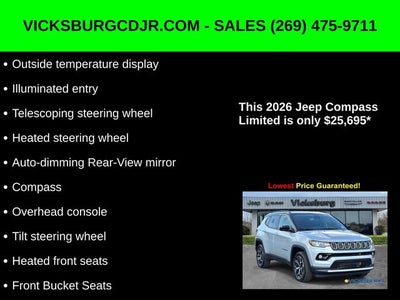 2026 Jeep Compass COMPASS LIMITED 4X4