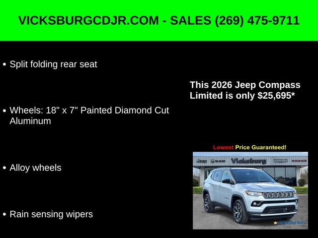 2026 Jeep Compass COMPASS LIMITED 4X4