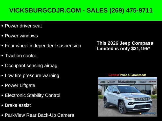 2026 Jeep Compass COMPASS LIMITED 4X4