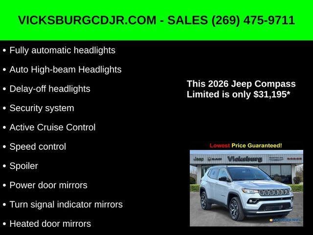 2026 Jeep Compass COMPASS LIMITED 4X4