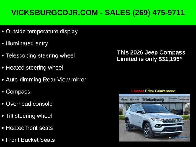 2026 Jeep Compass COMPASS LIMITED 4X4