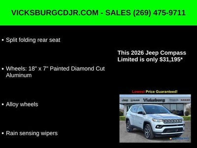 2026 Jeep Compass COMPASS LIMITED 4X4