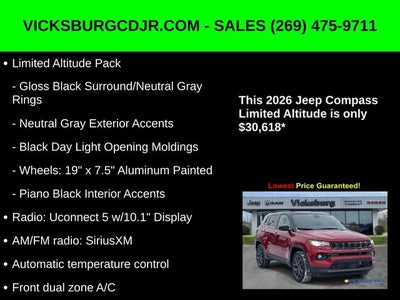 2026 Jeep Compass COMPASS LIMITED ALTITUDE 4X4