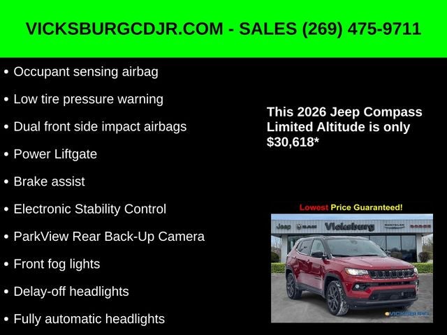 2026 Jeep Compass COMPASS LIMITED ALTITUDE 4X4