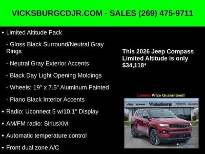 2026 Jeep Compass COMPASS LIMITED ALTITUDE 4X4