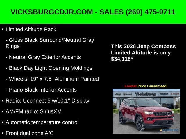 2026 Jeep Compass COMPASS LIMITED ALTITUDE 4X4