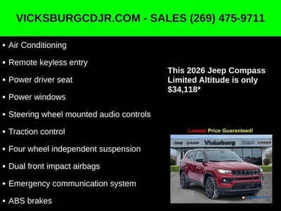 2026 Jeep Compass COMPASS LIMITED ALTITUDE 4X4