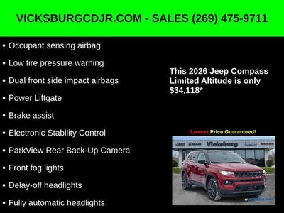 2026 Jeep Compass COMPASS LIMITED ALTITUDE 4X4