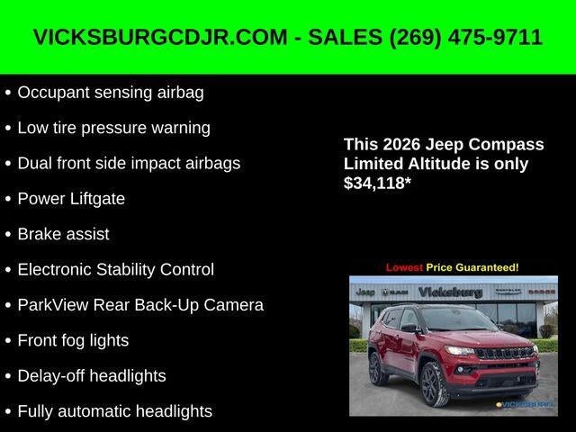 2026 Jeep Compass COMPASS LIMITED ALTITUDE 4X4