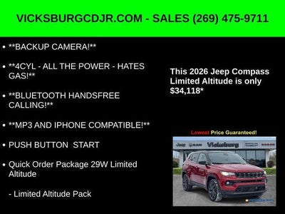 2026 Jeep Compass COMPASS LIMITED ALTITUDE 4X4