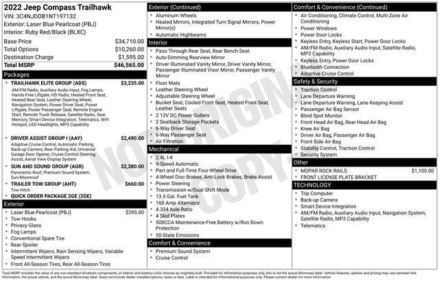 2022 Jeep Compass Trailhawk