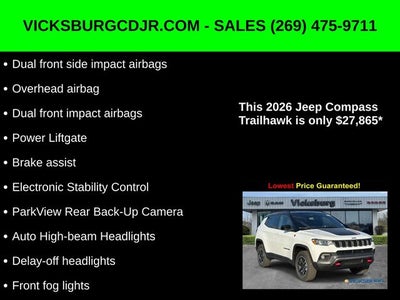 2026 Jeep Compass COMPASS TRAILHAWK 4X4