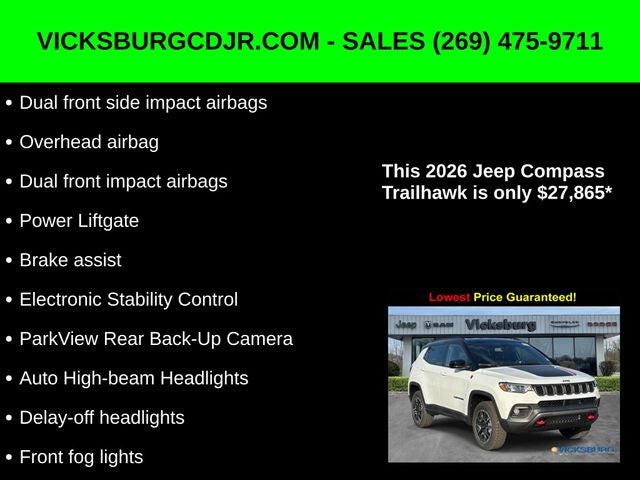 2026 Jeep Compass COMPASS TRAILHAWK 4X4