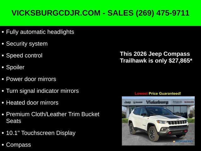2026 Jeep Compass COMPASS TRAILHAWK 4X4