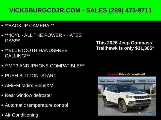2026 Jeep Compass COMPASS TRAILHAWK 4X4
