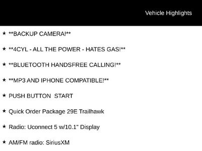 2027 Jeep Compass COMPASS TRAILHAWK 4X4