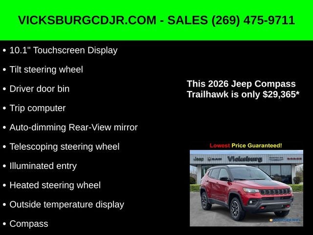 2026 Jeep Compass COMPASS TRAILHAWK 4X4