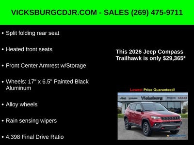 2026 Jeep Compass COMPASS TRAILHAWK 4X4