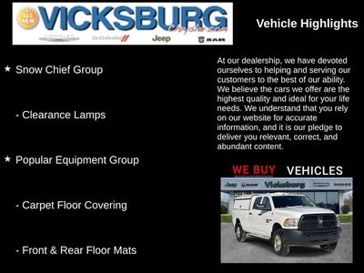 2017 RAM 3500 Tradesman Crew Cab 4x4 8' Box