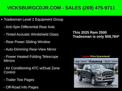 2025 RAM Ram 2500 RAM 2500 TRADESMAN CREW CAB 4X4 6'4' BOX