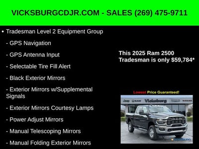 2025 RAM Ram 2500 RAM 2500 TRADESMAN CREW CAB 4X4 6'4' BOX