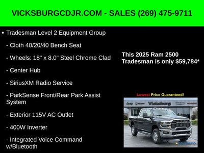 2025 RAM Ram 2500 RAM 2500 TRADESMAN CREW CAB 4X4 6'4' BOX