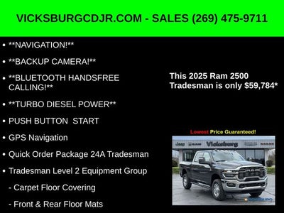 2025 RAM Ram 2500 RAM 2500 TRADESMAN CREW CAB 4X4 6'4' BOX