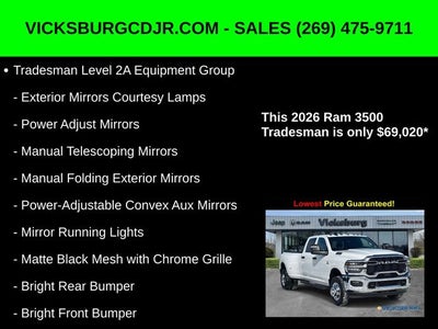 2026 RAM Ram 3500 RAM 3500 TRADESMAN CREW CAB 4X4 8' BOX