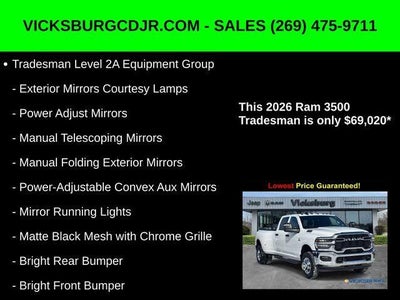 2026 RAM Ram 3500 RAM 3500 TRADESMAN CREW CAB 4X4 8' BOX