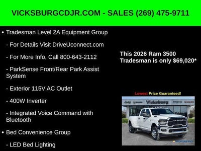 2026 RAM Ram 3500 RAM 3500 TRADESMAN CREW CAB 4X4 8' BOX