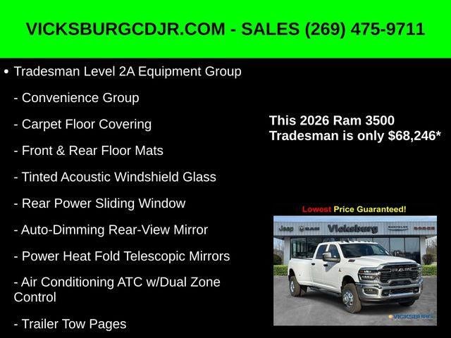 2026 RAM Ram 3500 RAM 3500 TRADESMAN CREW CAB 4X4 8' BOX