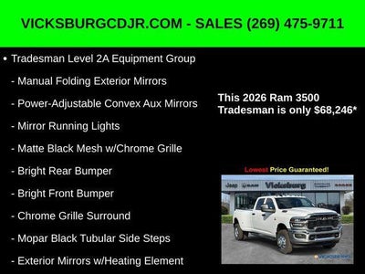2026 RAM Ram 3500 RAM 3500 TRADESMAN CREW CAB 4X4 8' BOX