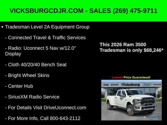 2026 RAM Ram 3500 RAM 3500 TRADESMAN CREW CAB 4X4 8' BOX