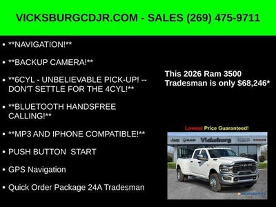 2026 RAM Ram 3500 RAM 3500 TRADESMAN CREW CAB 4X4 8' BOX