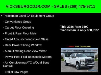 2026 RAM Ram 3500 RAM 3500 TRADESMAN CREW CAB 4X4 8' BOX