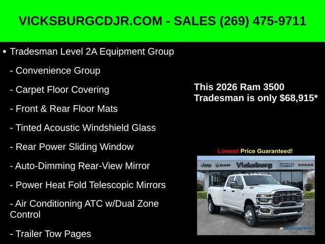 2026 RAM Ram 3500 RAM 3500 TRADESMAN CREW CAB 4X4 8' BOX