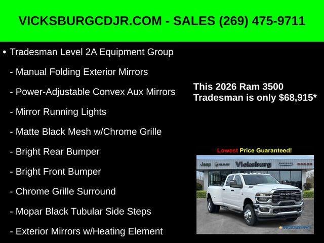 2026 RAM Ram 3500 RAM 3500 TRADESMAN CREW CAB 4X4 8' BOX