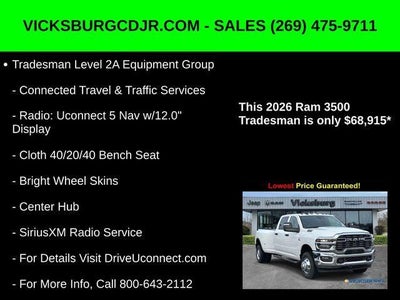 2026 RAM Ram 3500 RAM 3500 TRADESMAN CREW CAB 4X4 8' BOX