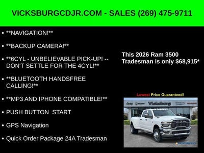 2026 RAM Ram 3500 RAM 3500 TRADESMAN CREW CAB 4X4 8' BOX