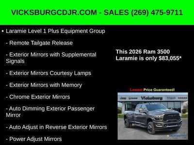 2026 RAM Ram 3500 RAM 3500 LARAMIE CREW CAB 4X4 8' BOX