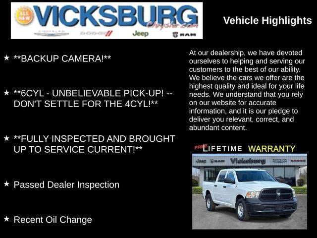 2022 RAM 1500 Classic Tradesman Crew Cab 4x4 5'7' Box