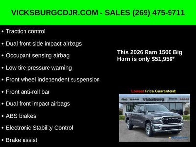2026 RAM Ram 1500 RAM 1500 BIG HORN CREW CAB 4X4 5'7' BOX