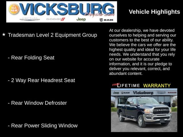 2024 RAM 2500 Tradesman Crew Cab 4x4 6'4' Box