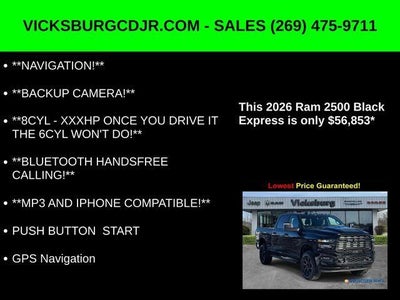 2026 RAM Ram 2500 RAM 2500 BLACK EXPRESS CREW CAB 4X4 6'4' BOX