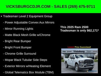 2025 RAM Ram 2500 RAM 2500 TRADESMAN CREW CAB 4X4 6'4' BOX