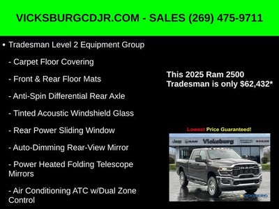 2025 RAM Ram 2500 RAM 2500 TRADESMAN CREW CAB 4X4 6'4' BOX