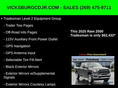 2025 RAM Ram 2500 RAM 2500 TRADESMAN CREW CAB 4X4 6'4' BOX